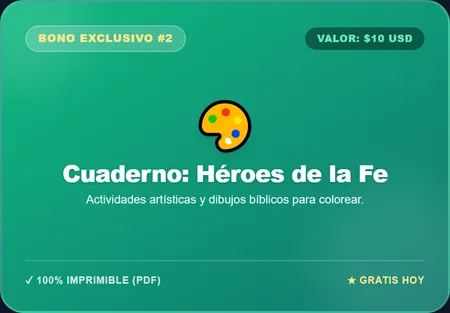 Bono 2: Cuaderno Héroes de la Fe