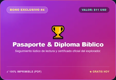 Bono 4: Pasaporte y Diploma Bíblico